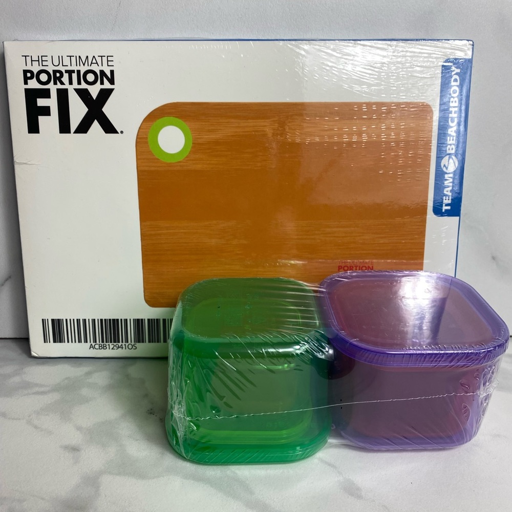 Beachbody Potion Fix Cutting Board and Containers